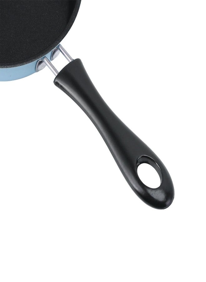 MEKOTRIN Non Stick Frying Pans Stainless Steel Skillet Small Omelet Pans Calibre 4 Inch(4 Inch, Blue) - Image 2